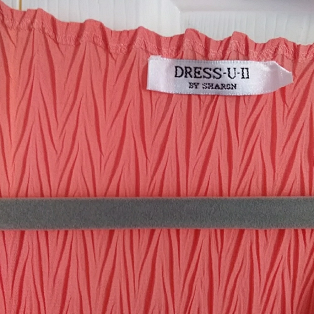Peach blouse